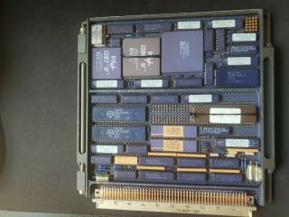 Vintage Ceramic Cpu Intel I386 I387 Mg8237016 On The Board Rare