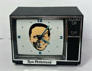 Vintage Tom Peterson Talking Alarm Clock “wake Up To A Happy Day” - Box