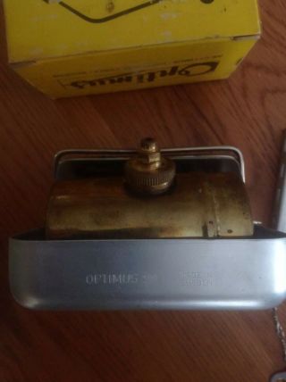 Vintage Optimus 99 gas camping/hiking stove Made in Sweden great shape 3