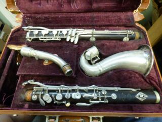 Vintage Selmer Series 9 Wood Alto Clarinet W\case Not