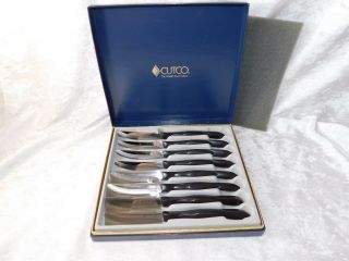 Vtg Cutco 1759 Steak Kitchen Knife Knives Set of 8 2