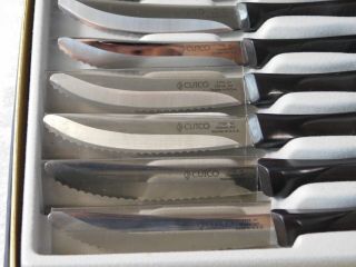 Vtg Cutco 1759 Steak Kitchen Knife Knives Set of 8 3