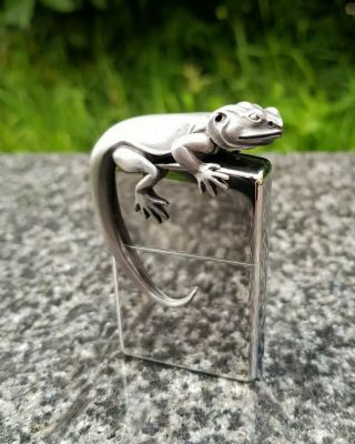 Zippo,  3d Lizard In Floating Frame,  Limited Edition ( (extremely Rare))