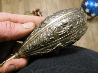 Chinese Chased Sterling Silver bud small Dragon vases Marked late 19th C,  signed 6