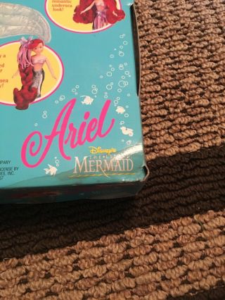 Vintage Hair Ariel The Little Mermaid Tyco Disney Princess Doll NIB 5