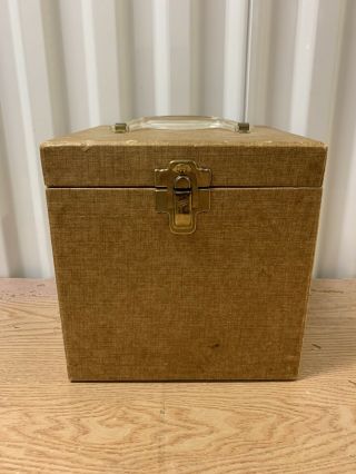 Vintage Amfile Platter - pak 7 Inch 45 Record Case With 80 Records 2