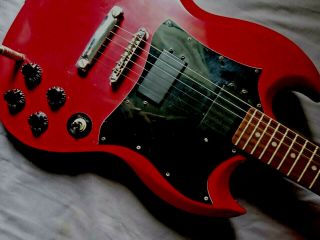 Vintage Rare Epiphone G - 310 Sg 1989 Korean Open Book Headstock Mik Rare