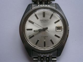 Vintage gents wristwatch SEIKO AUTOMATIC automatic watch spares 7005 A 2