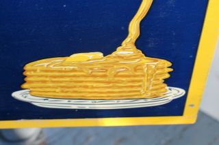 Rare Vintage c.  1940 Pride Of Dixie Syrup Pancake Gas Oil 2 Sided 36 