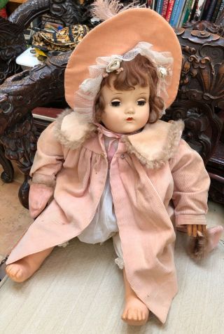 Madame Alexander Little Genius Cry Baby Doll 1940 