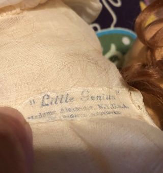 MADAME ALEXANDER LITTLE GENIUS CRY BABY DOLL 1940 ' s CLOTHES 20 