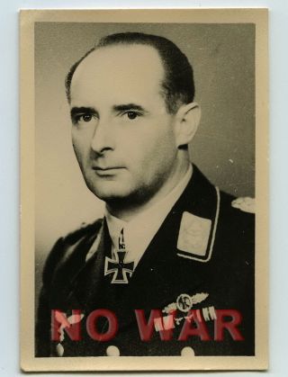 Wwii German Photo Luftwaffe Oberstleutnant Johann Schalk The Knight Cross Holder