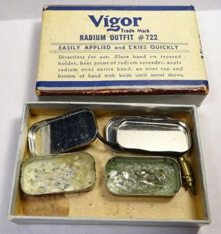 Vintage Vigor Watchmakers Radium Outfit 722 Opened And Dry