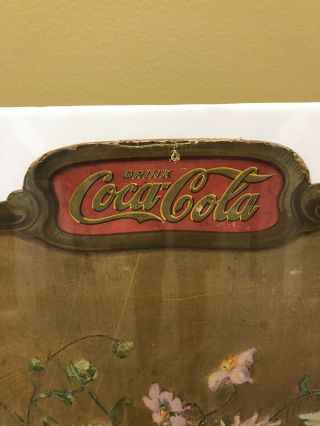 Coca - Cola Cardboard 1920’s “Dahlia” Center Piece Rare Vintage Antique 3