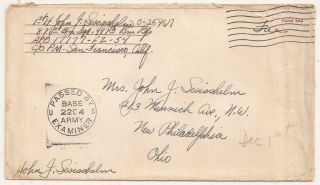 WWII Letter.  B - 29 Pilot.  Killed in Action 1945,  Nagoya,  Japan.  497th Bomb Group. 2