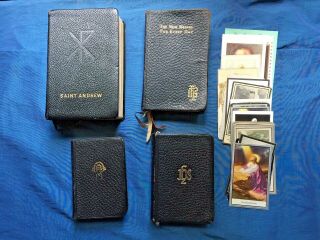 Vintage Missal Prayer Books Ave Maria,  St.  Andrew Bible,  Father Lasance,  Key.