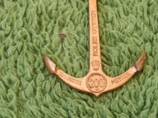 Vintage Rolex Oyster 200/660 Copper Anchor With Rope 1950 ' s/1960 ' s 4