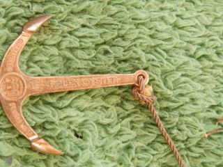Vintage Rolex Oyster 200/660 Copper Anchor With Rope 1950 ' s/1960 ' s 6