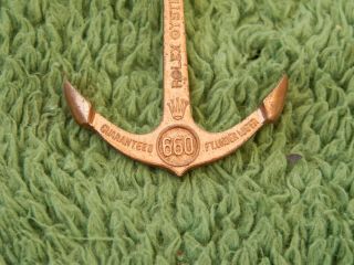 Vintage Rolex Oyster 200/660 Copper Anchor With Rope 1950 ' s/1960 ' s 7