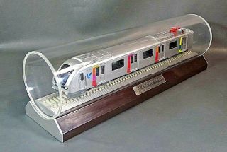 15 " Vintage Rolling Stock Mumbai Metro Line 1 Train Car Subway Desk Model Display