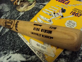 Vintage Kirk Gibson Louisville Slugger Bat Rare Item