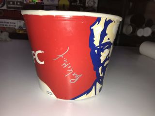 Buckethead Rare Signed Kfc Chicken Bucket Autographed Praxis Guns N 