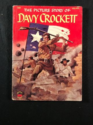 Vintage 1955 Wonder Book The Picture Story Of Davy Crockett