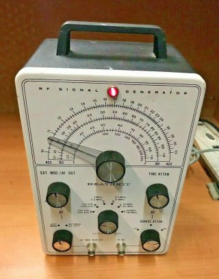 Vintage Heathkit Model Ig - 102 Rf Signal Generator