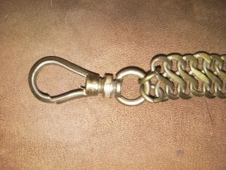 WW2 Imperial Japanese Army Officer ' s sword metal chain hanger WWII Gunto Katana 2