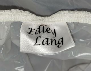 Adult Edley Lang Matte Vinyl Plastic Diaper Pants,  XL Vintage Style 3