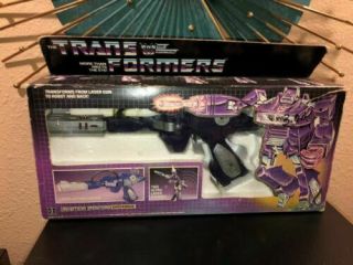 1984 Vintage Hasbro G1 Transformers Shockwave Decepticon