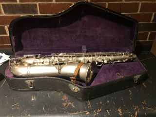 Vintage Buescher Low Pitch True Tone C - Melody Saxophone & Case