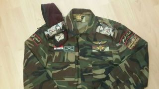 Syrian Army SAA vintage camouflage commandos bdu camo shirt jacket only 2