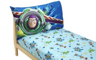 Rare Little Tikes Toy Story Buzz Toddler Bed With Toy Story Bedding 3