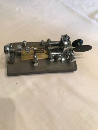 Vintage Vibroplex Key Sn 219782 Mfg Date 1961