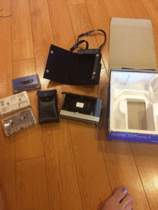 Vintage Sony Walkman TPS - L2 Box,  Case,  Cassette Holder,  & Demo Tapes 3
