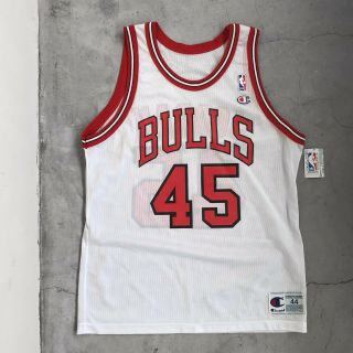 Vintage Champion Authentic Michael Jordan 45 Chicago Bulls Jersey With Tags