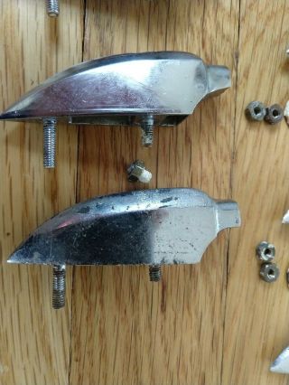 Vintage Sonor 1960 ' s Tear Drop Bass Drum Lugs Made in West Germany 5