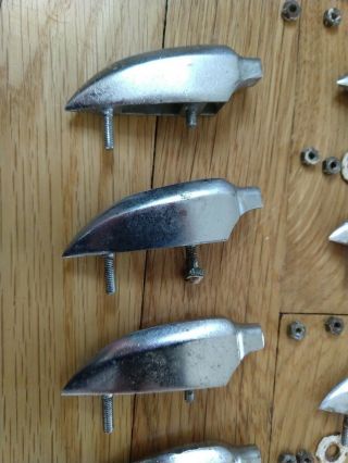 Vintage Sonor 1960 ' s Tear Drop Bass Drum Lugs Made in West Germany 6