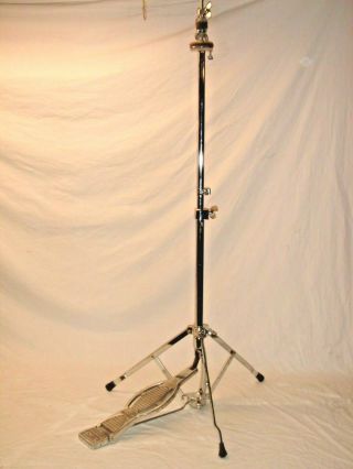 Absolutely Vintage 1969 Ludwig Model 1123 - 1 Spurlok Hi - Hat Stand W/clutch