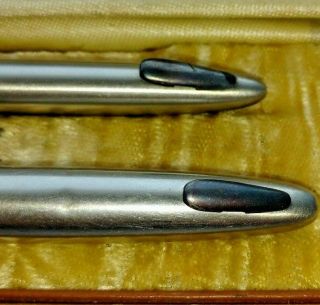 Vintage Sheaffer Fountain Pen & Mechanical Pencil Set - Estate Find - 14k Nib 7