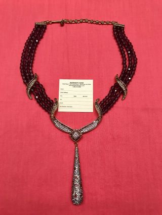 Heidi Daus Sparkling Sensation Necklace Vintage Nib W/warranty $299.  95 Read