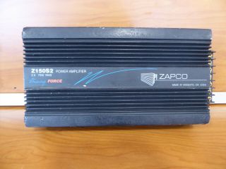 Zapco Z150s2 2 Channel Amplifier,  Usa Made,  Old School Vintage And Rare.