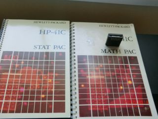 Vintage Math/stat Module For Hp - 41c/cv/cx With Manuals
