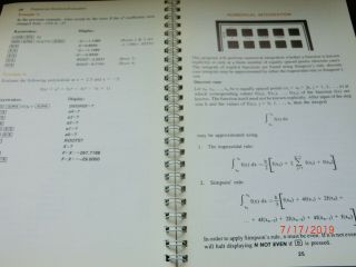 VINTAGE Math/Stat Module for HP - 41C/CV/CX with Manuals 5