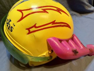 VINTAGE ULTRA RARE WEIRD - OHS PLASTIC HELMET 1964 4