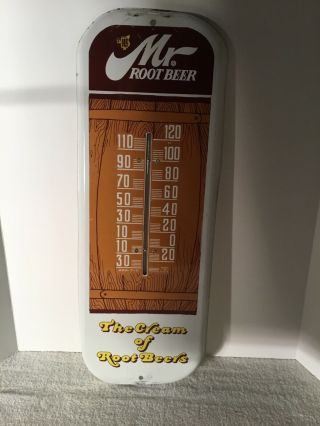 Rare Mr Root Beer Vintage Soda Thermometer