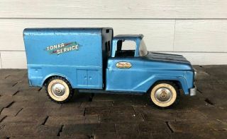 Vintage Tonka Toys Service Truck 1960 Pressed Steel