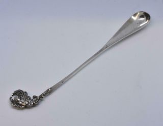 Antique George W Shiebler Sterling Silver Marrow Spoon