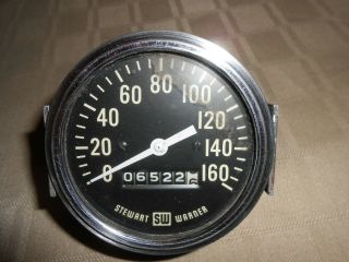 Vintage Stewart Warner 160 Mph Speedometer Trog Hot Street Rod Kit Car